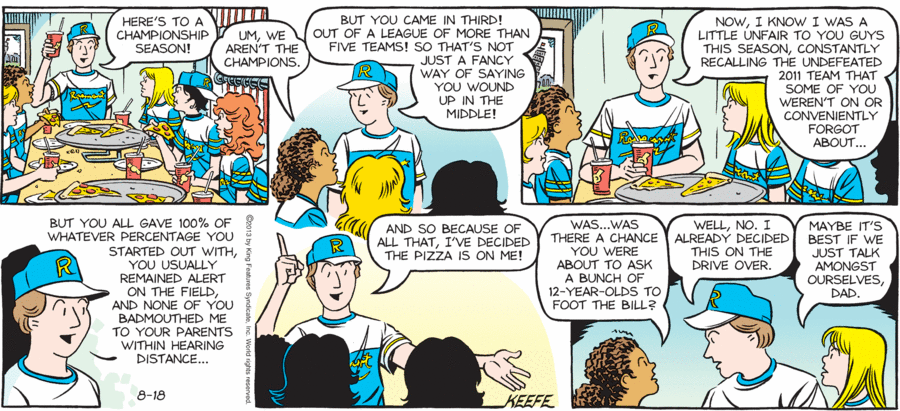 Sally Forth - August 18, 2013