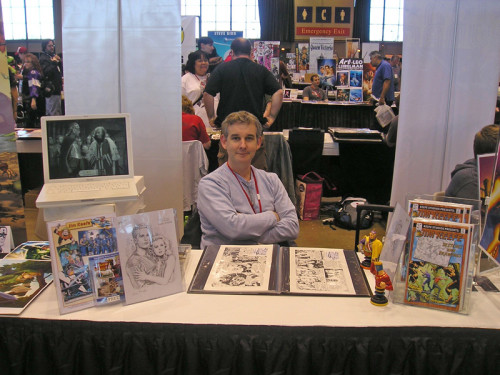 Me at my table.