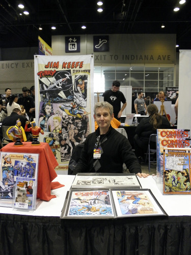 Me at my table - C2E2 2011