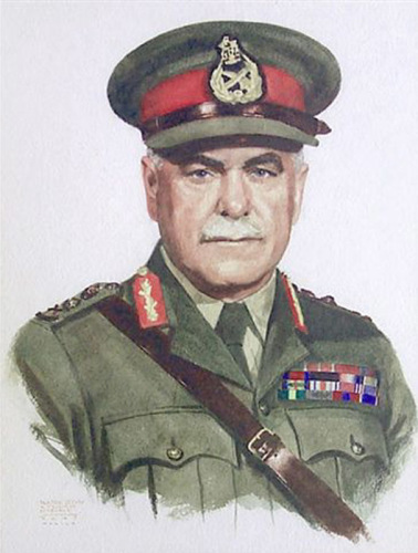 Painting of Field Marshal Sir Thomas Albert Blamey by John Cullen Murphy - circa 1945.